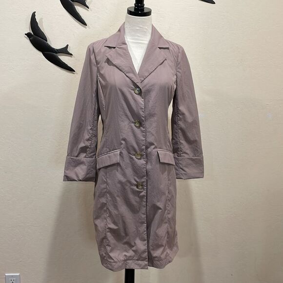 NEW! Brooks Brothers Women's Lightweight Water Repellant Trench Coat - 2 - $348 - Picture 1 of 11